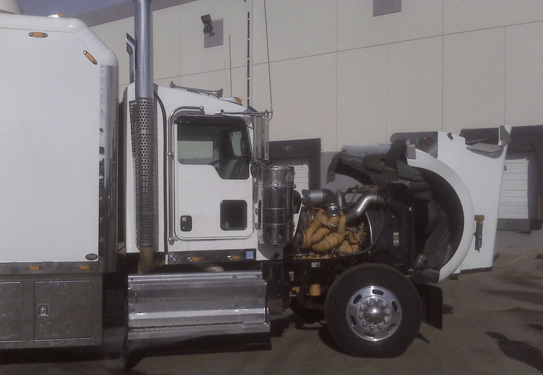 this image shows mobile truck engine repair in Carrum Downs, VIC